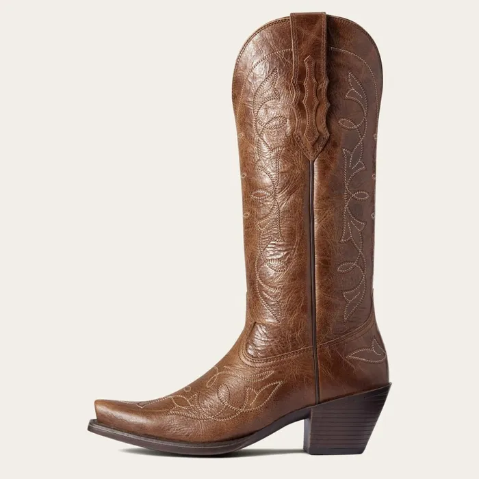 Heritage D Toe StretchFit Western Boot Dark Tan Women Ariat Western Boots Heritage D Toe StretchFit Western Boot Dark Tan Women Ariat Western Boots