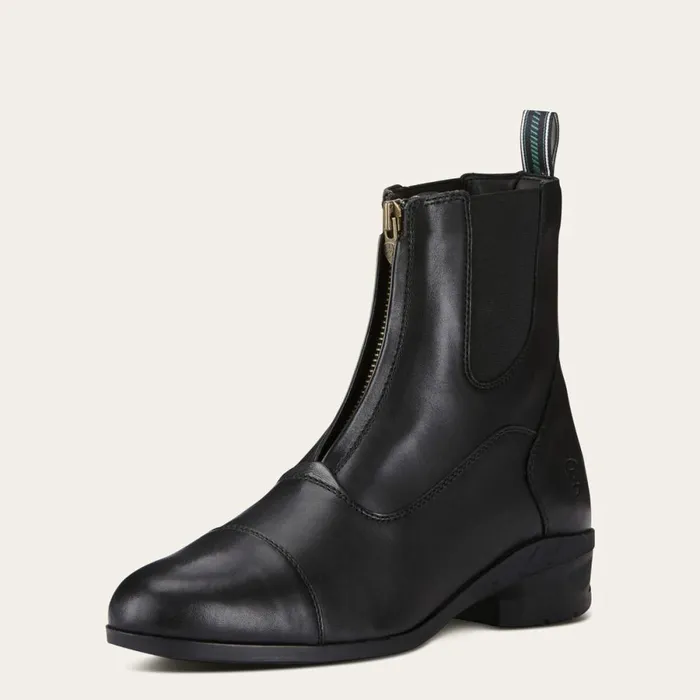 Heritage IV Zip Paddock Boot Black Men Ariat English Riding Boots