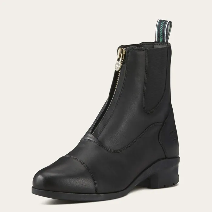 Heritage IV Zip Paddock Boot Black Women Ariat English Riding Boots