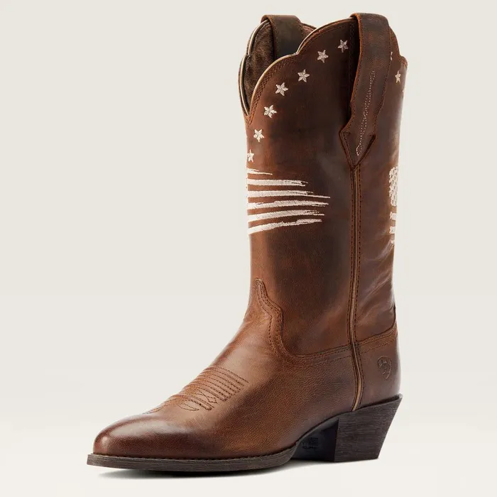 Heritage R Toe Liberty StretchFit Western Boot Sassy Brown Women Ariat Western Boots