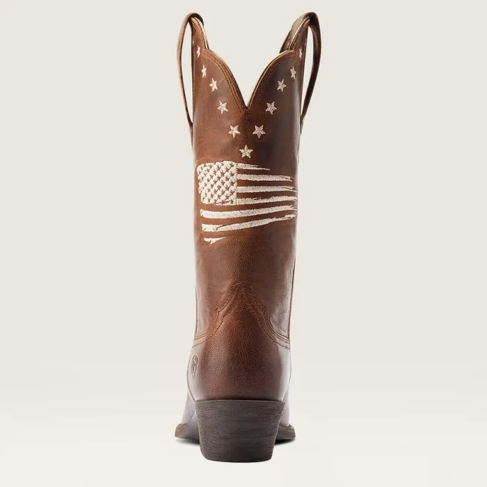 Heritage R Toe Liberty StretchFit Western Boot Sassy Brown Women Ariat Western Boots Heritage R Toe Liberty StretchFit Western Boot Sassy Brown Women Ariat Western Boots
