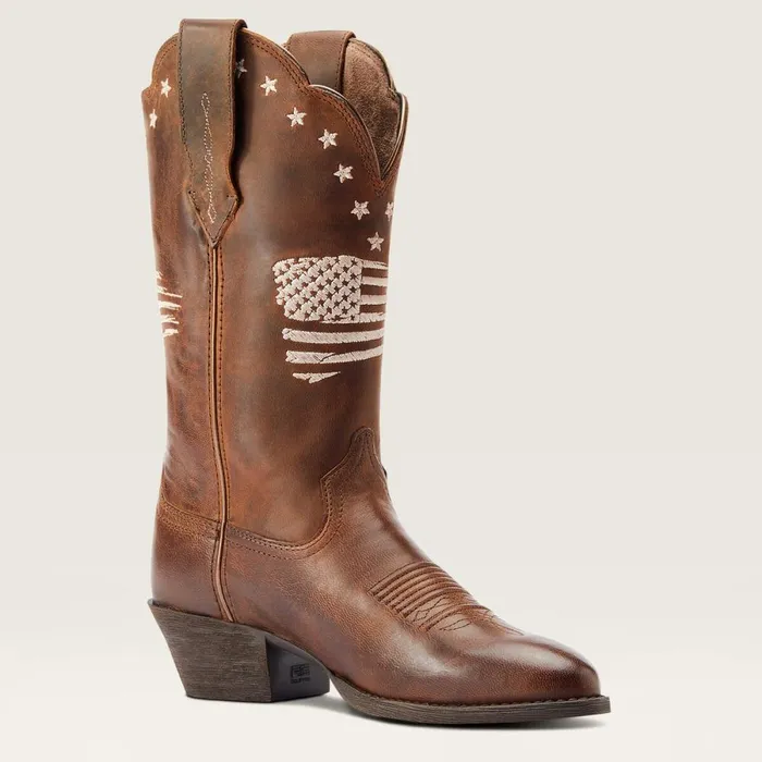 Heritage R Toe Liberty StretchFit Western Boot Sassy Brown Women Ariat Western Boots Heritage R Toe Liberty StretchFit Western Boot Sassy Brown Women Ariat Western Boots