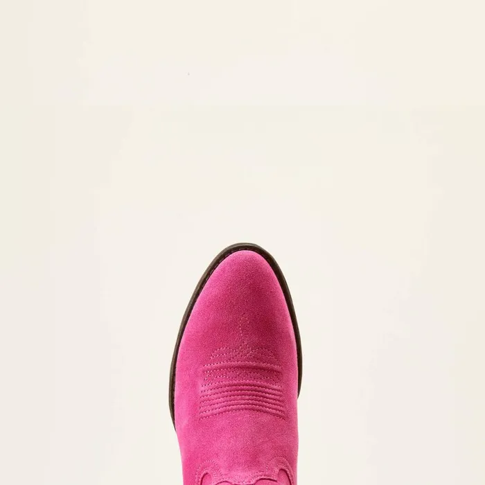 Heritage R Toe StretchFit Western Boot Raspberry Suede Women Ariat Western Boots Heritage R Toe StretchFit Western Boot Raspberry Suede Women Ariat Western Boots