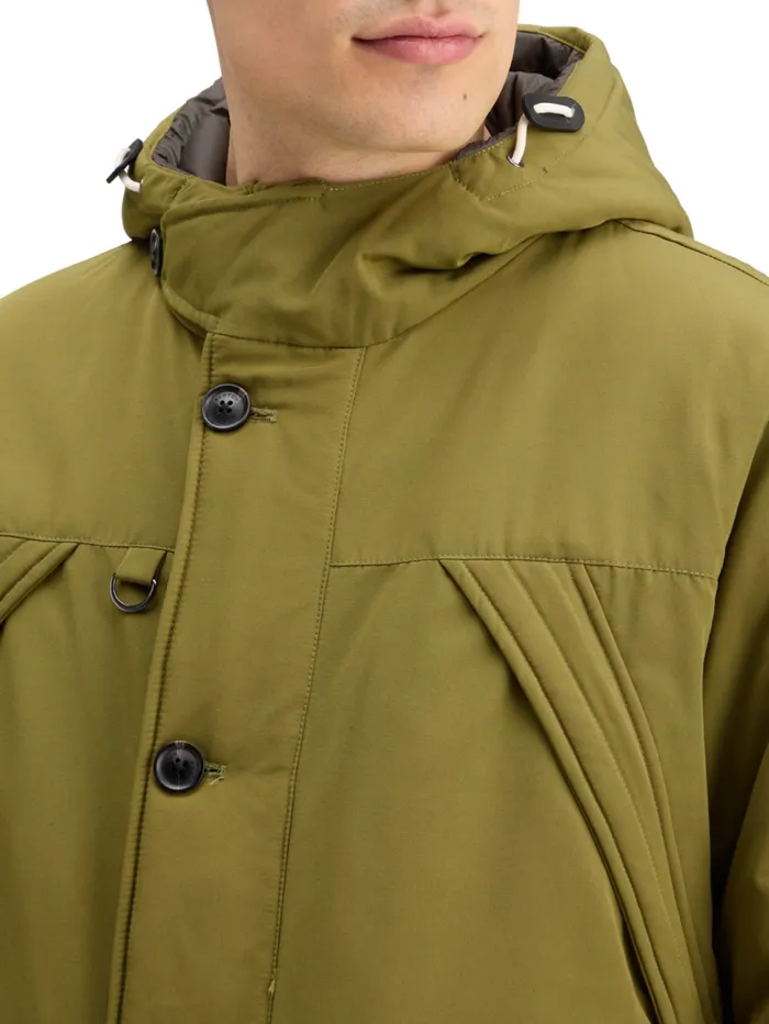 HERITAGE WATER REPELLENT PARKA Moss Green Men Scotch and Soda Jackets and Coats HERITAGE WATER REPELLENT PARKA Moss Green Men Scotch and Soda Jackets and Coats