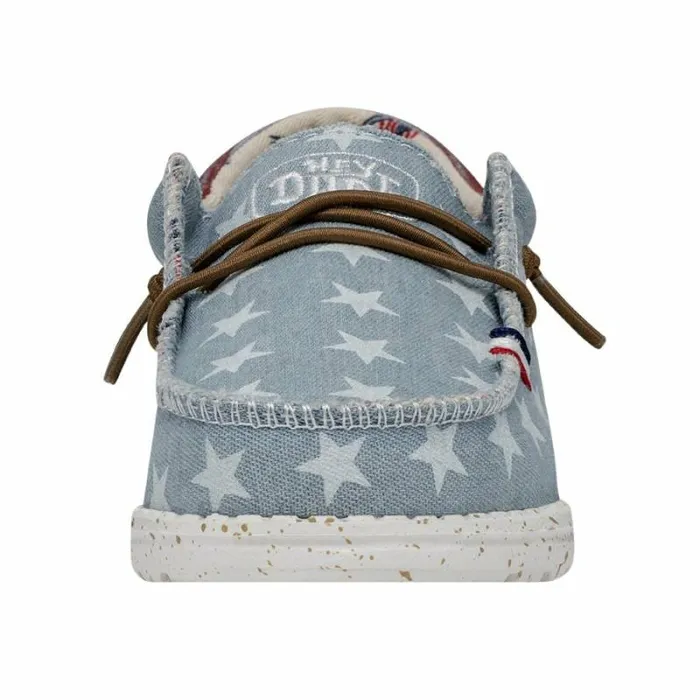 Hey Dude Big Kids Wally Youth Americana Denim Star 8211 Kids