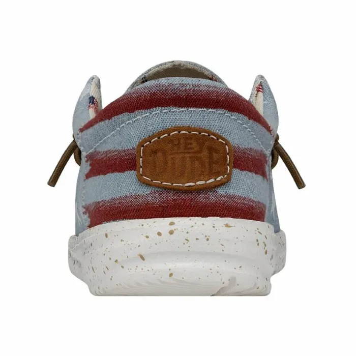 Hey Dude Big Kids Wally Youth Americana Denim Star 8211 Kids
