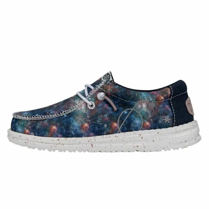 Hey Dude Big Kids Wally Youth Galaxy Blue Multi Metallic 8211 Kids