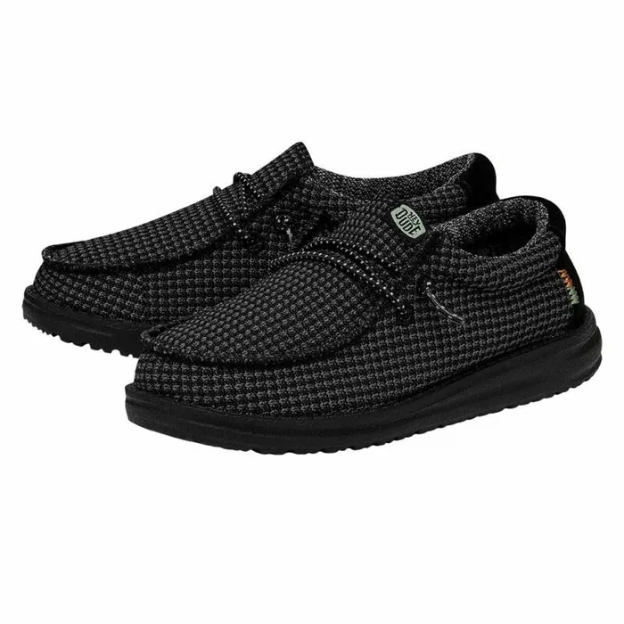 Hey Dude Big Kids Wally Youth Sport Mesh Black 8211 Kids