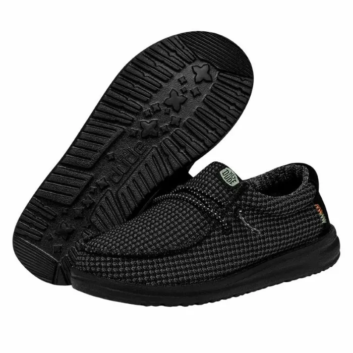 Hey Dude Big Kids Wally Youth Sport Mesh Black 8211 Kids