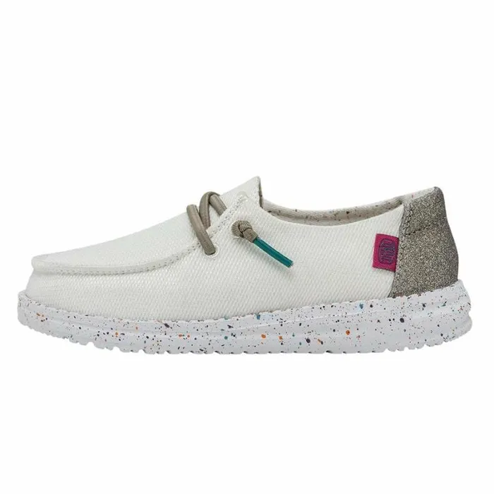Hey Dude Big Kids Wendy Youth Disco White 8211 Kids