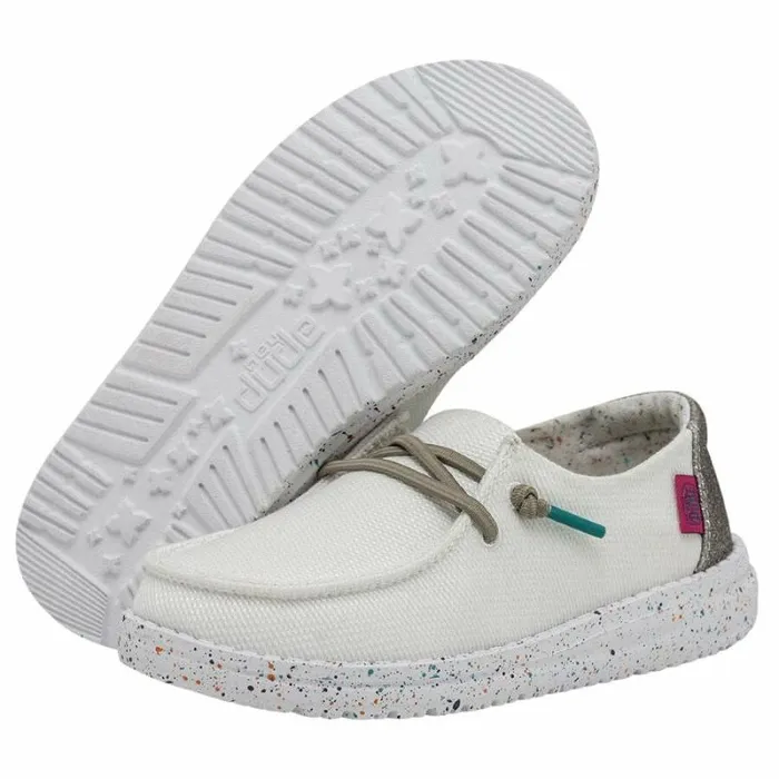 Hey Dude Big Kids Wendy Youth Disco White 8211 Kids