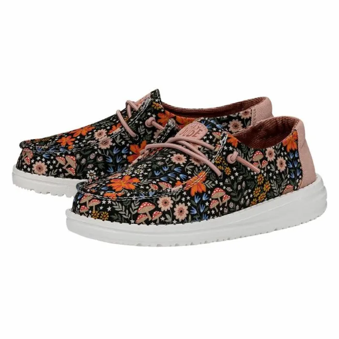 Hey Dude Big Kids Wendy Youth Forager Black Multi 8211 Kids