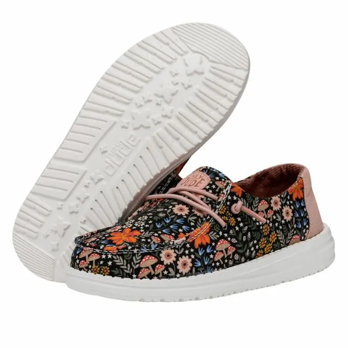 Hey Dude Big Kids Wendy Youth Forager Black Multi 8211 Kids