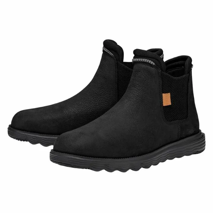 Hey Dude Boots Branson Boot Craft Leather Black 8211 Men Hey Dude Boots Branson Boot Craft Leather Black 8211 Men
