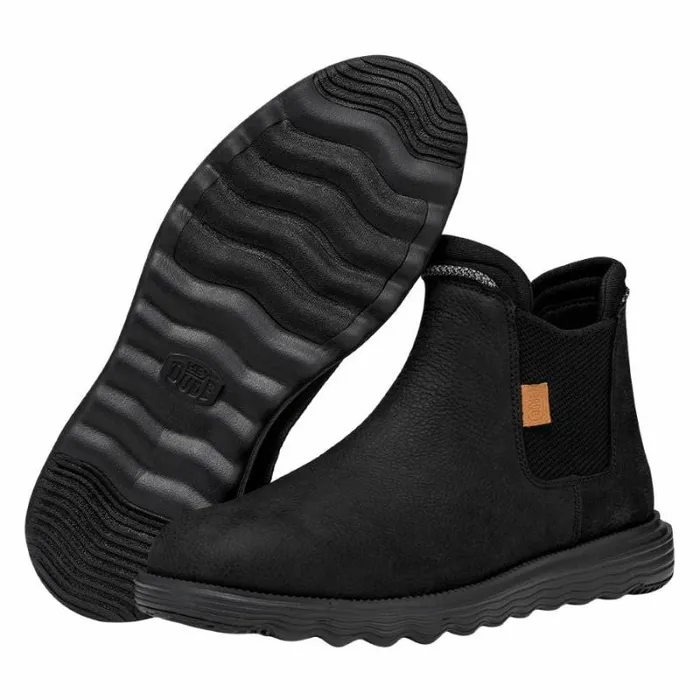 Hey Dude Boots Branson Boot Craft Leather Black 8211 Men Hey Dude Boots Branson Boot Craft Leather Black 8211 Men
