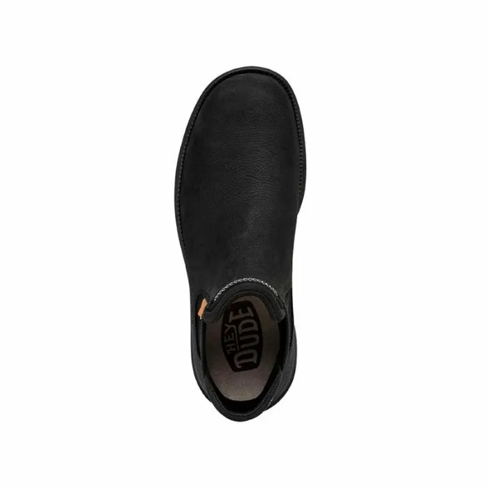 Hey Dude Boots Branson Boot Craft Leather Black 8211 Men Hey Dude Boots Branson Boot Craft Leather Black 8211 Men