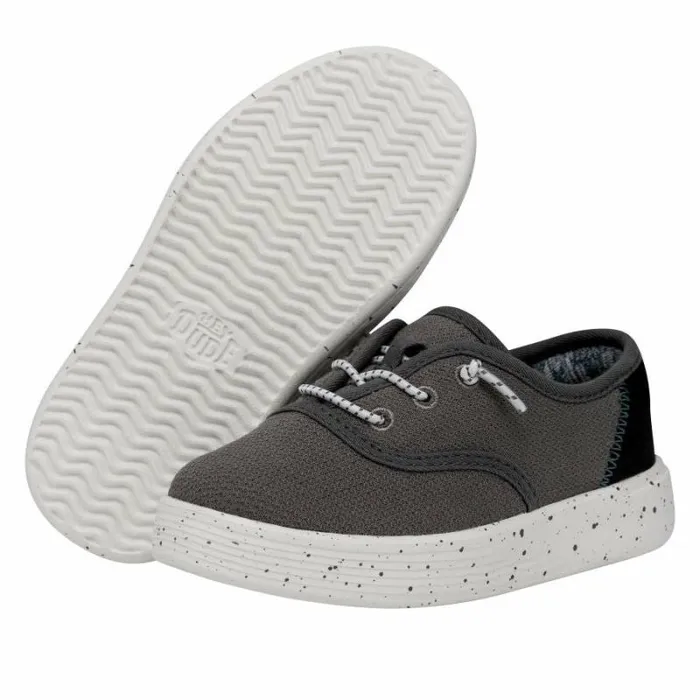 Hey Dude Little Kids Conway Toddler Charcoal 8211 Kids Hey Dude Little Kids Conway Toddler Charcoal 8211 Kids