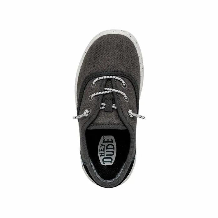 Hey Dude Little Kids Conway Toddler Charcoal 8211 Kids Hey Dude Little Kids Conway Toddler Charcoal 8211 Kids