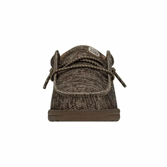 Hey Dude Little Kids Wally Toddler Sport Knit Walnut 8211 Kids Hey Dude Little Kids Wally Toddler Sport Knit Walnut 8211 Kids