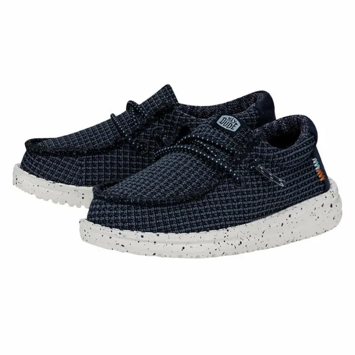 Hey Dude Little Kids Wally Toddler Sport Mesh Navy 8211 Kids Hey Dude Little Kids Wally Toddler Sport Mesh Navy 8211 Kids