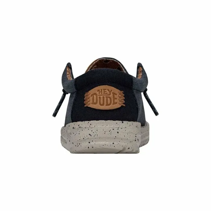 Hey Dude Little Kids Wally Toddler Washed Canvas Navy 8211 Kids Hey Dude Little Kids Wally Toddler Washed Canvas Navy 8211 Kids