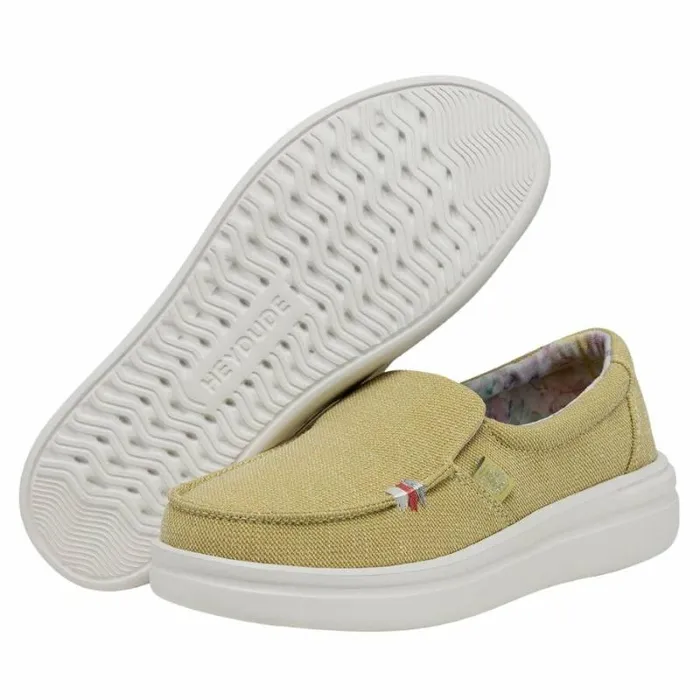 Hey Dude Platforms Misty Rise Flax 8211 Women Hey Dude Platforms Misty Rise Flax 8211 Women