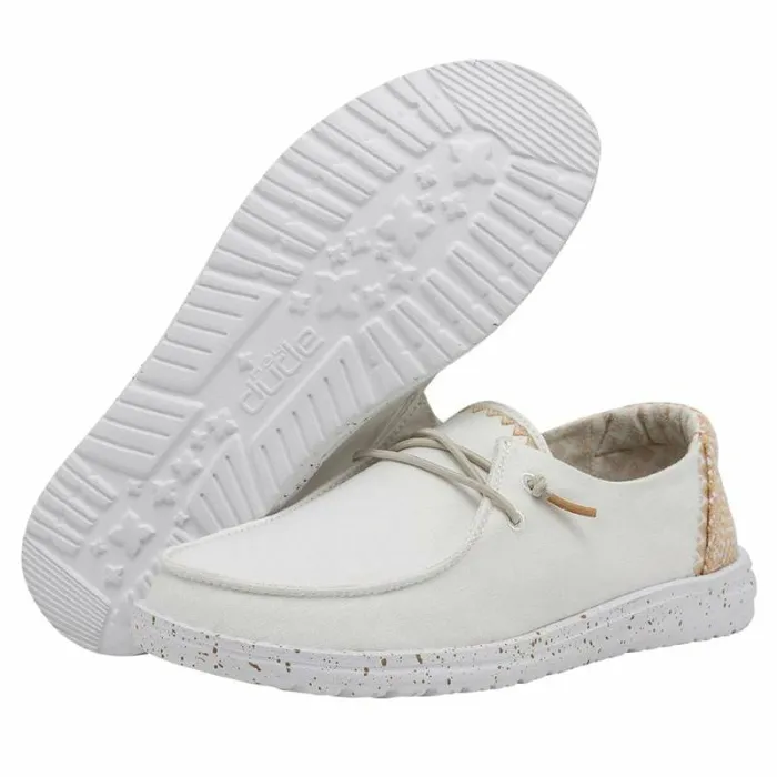 Hey Dude Wendy Wendy Chambray Woven White Sand 8211 Women