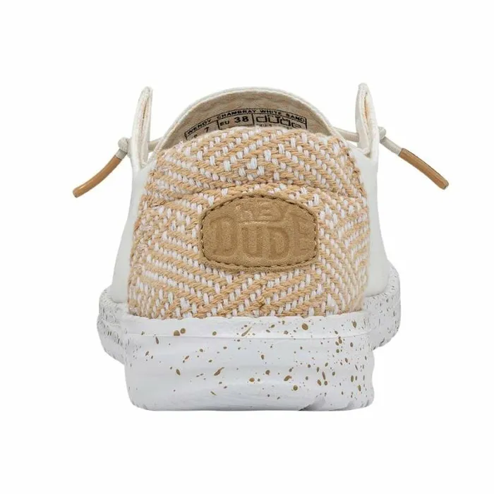 Hey Dude Wendy Wendy Chambray Woven White Sand 8211 Women