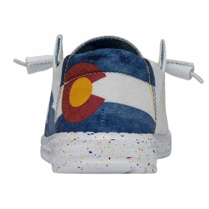 Hey Dude Wendy Wendy Colorado Watercolor White 8211 Women Hey Dude Wendy Wendy Colorado Watercolor White 8211 Women