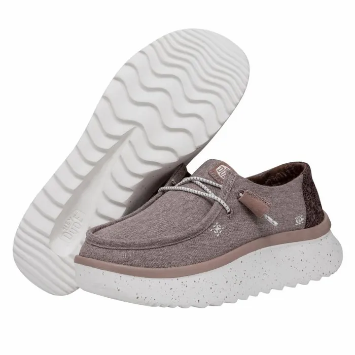 Hey Dude Wendy Wendy Peak Chambray Mauve 8211 Women Hey Dude Wendy Wendy Peak Chambray Mauve 8211 Women