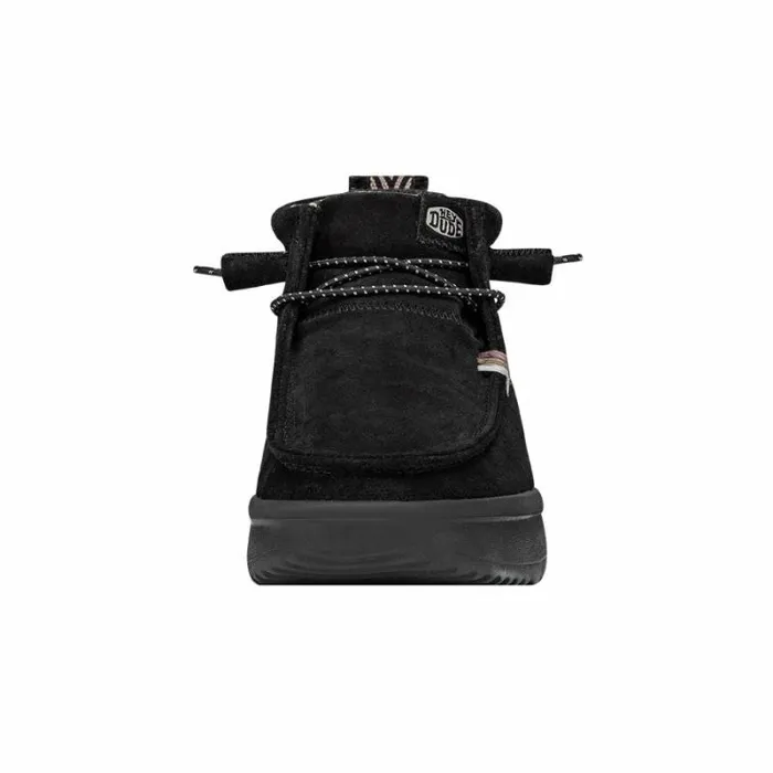 Hey Dude Wendy Wendy Peak HI Suede Black 8211 Women