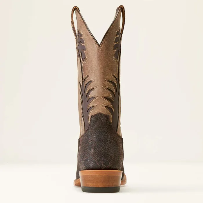 High Stepper Sendero Western Boot Chocolate Snake Print Men Ariat Dress and Fashion Boots High Stepper Sendero Western Boot Chocolate Snake Print Men Ariat Dress and Fashion Boots