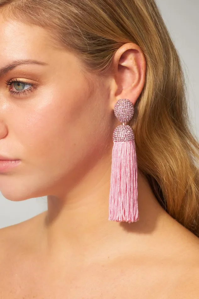 Hilary Earrings 8211 Crystals Thread Women Sachin and Babi Earrings Hilary Earrings 8211 Crystals Thread Women Sachin and Babi Earrings