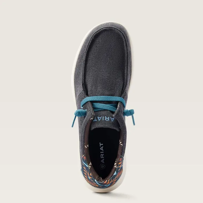 Hilo Charcoal Blueblue Southwest Men Ariat Shoes and Sneakers Hilo Charcoal Blueblue Southwest Men Ariat Shoes and Sneakers