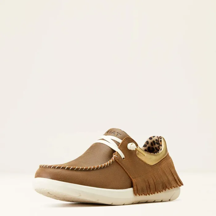 Hilo Fringe Brown Bomber Women Ariat Shoes and Sneakers