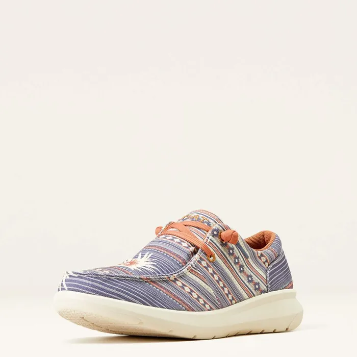 Hilo Sendero Blue Boquillas Print Women Ariat Shoes and Sneakers