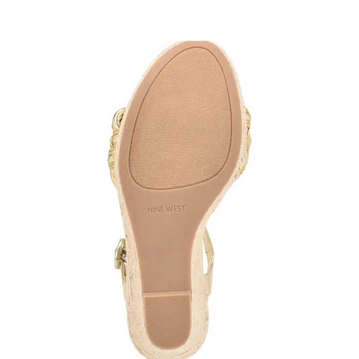 Hosana Espadrille Wedge Sandals Platino Women Nine West Sandals Hosana Espadrille Wedge Sandals Platino Women Nine West Sandals