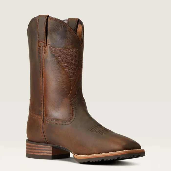 Hybrid Fly High Western Boot Distressed Brown Men Ariat Western Boots Hybrid Fly High Western Boot Distressed Brown Men Ariat Western Boots