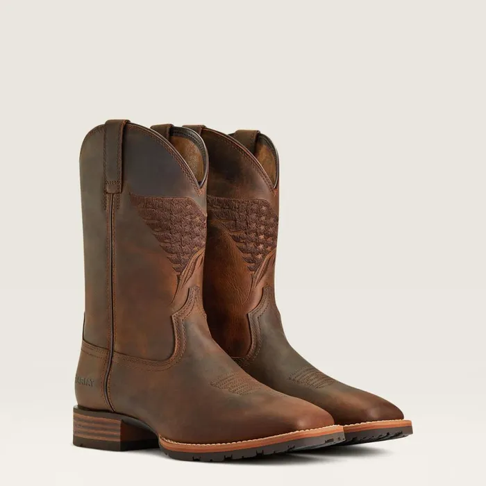 Hybrid Fly High Western Boot Distressed Brown Men Ariat Western Boots Hybrid Fly High Western Boot Distressed Brown Men Ariat Western Boots