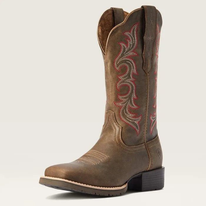 Hybrid Rancher StretchFit Western Boot Pebble Women Ariat Western Boots