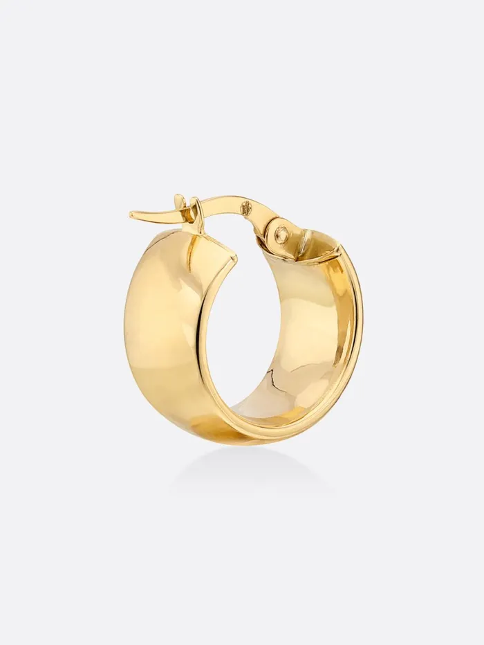 Icons Yellow Gold Mini Hoop Earrings Yellow Gold Women Brochu Walker Fine Jewelry