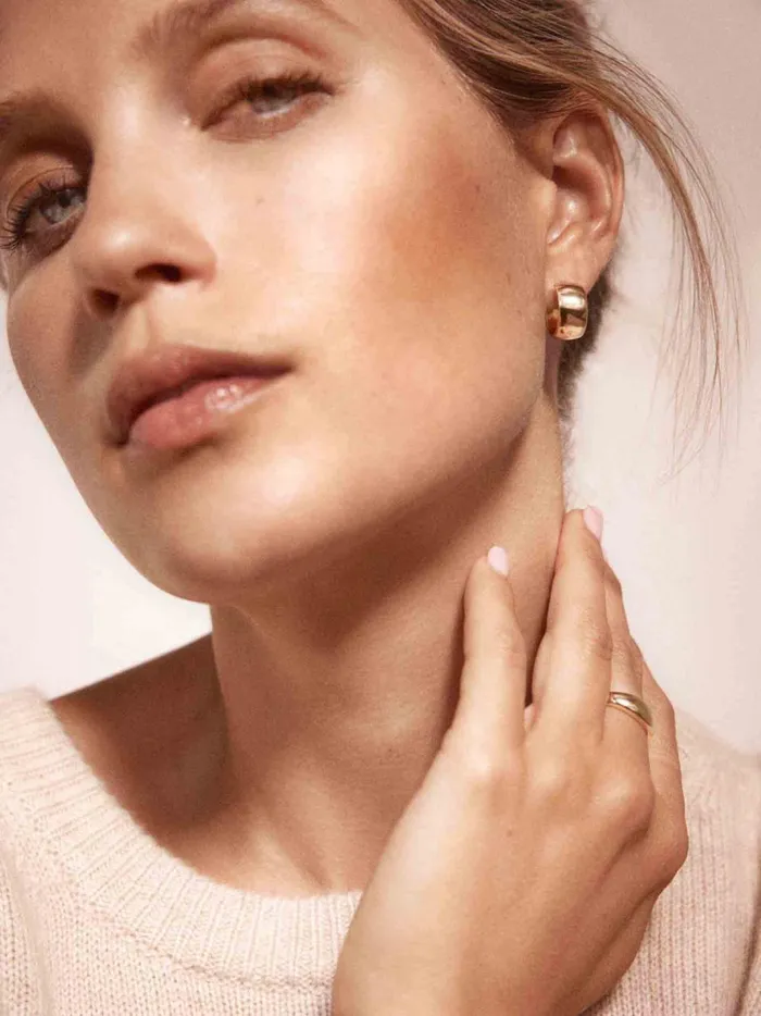 Icons Yellow Gold Mini Hoop Earrings Yellow Gold Women Brochu Walker Fine Jewelry