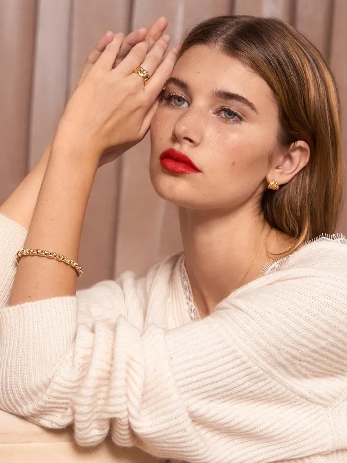 Icons Yellow Gold Rolo Link Bracelet Yellow Gold Women Brochu Walker Fine Jewelry
