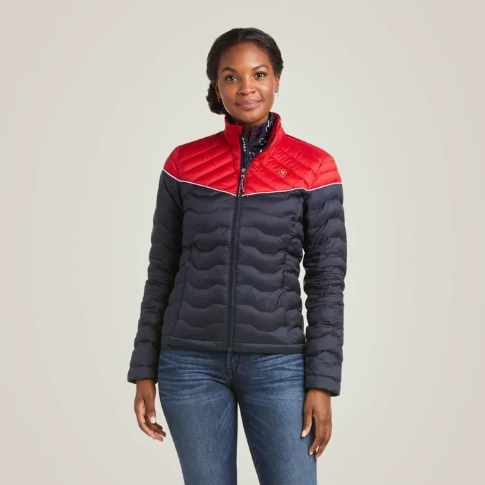 Ideal 30 Down Jacket Team Colorblock Women Ariat Jackets and Vests