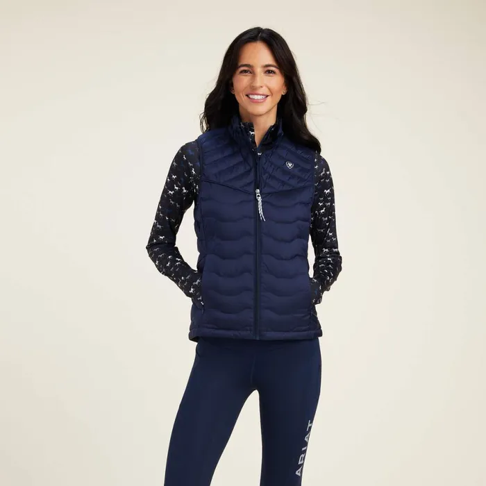Ideal Down Vest Navy Eclipse Women Ariat Jackets and Vests