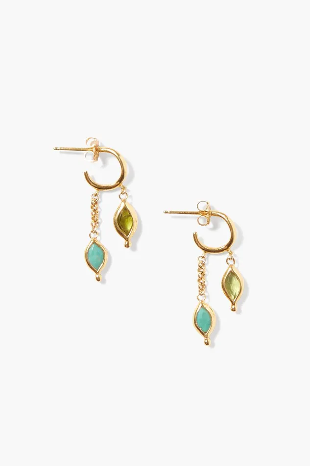 Indira Drop Earrings Turquoise Mix Women Chan Luu Earrings