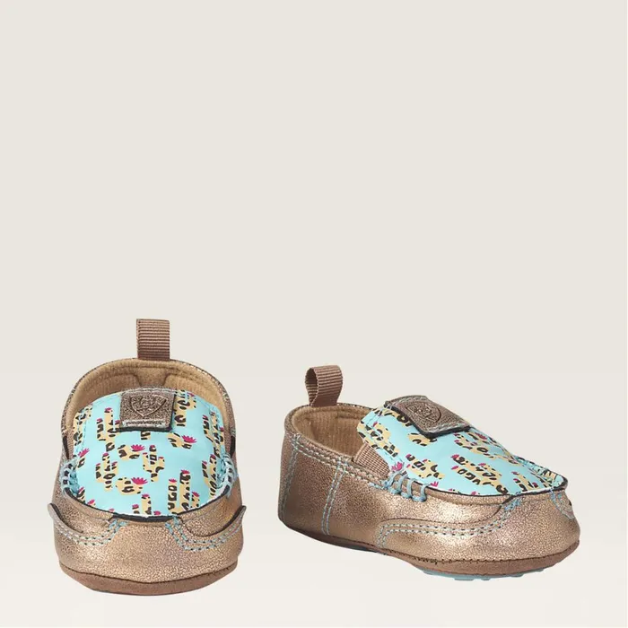 Infant Lil Stompers Piper Cruiser Turquoisemetallicturquoise Kids Ariat Baby Boots