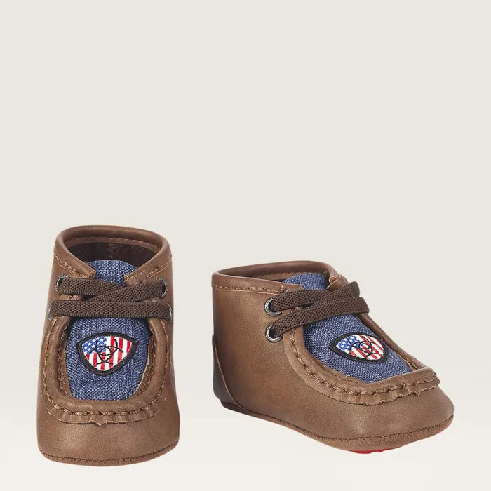 Infant Lil Stompers Usa Spitfire Brown Kids Ariat Baby Boots
