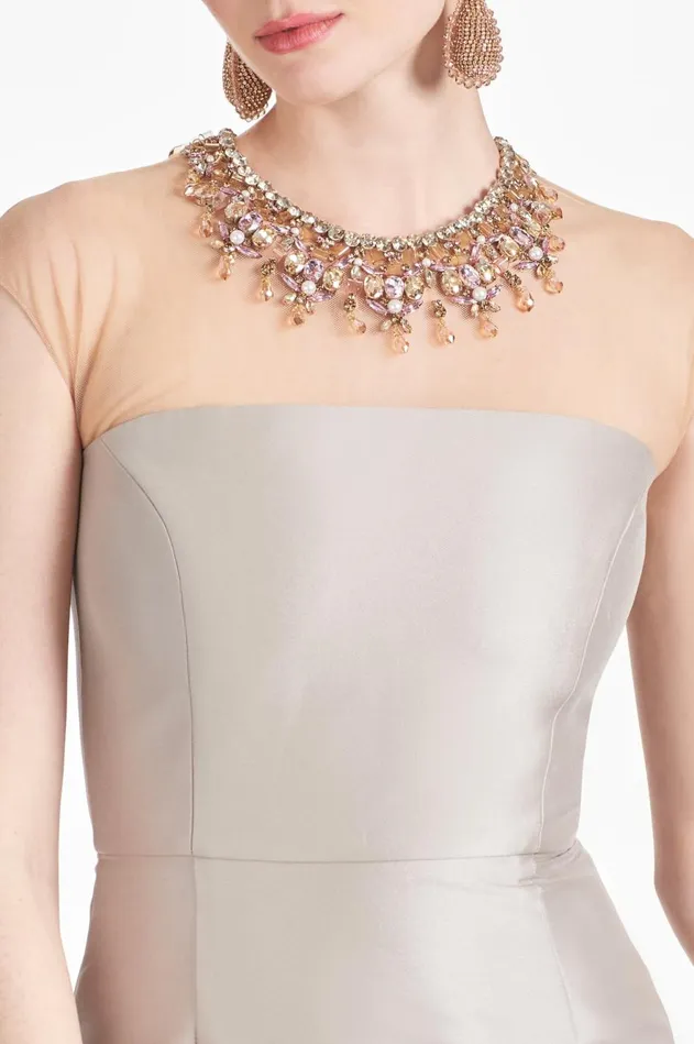 Irina Gown 8211 Frosty Pewter Women Sachin and Babi Formal
