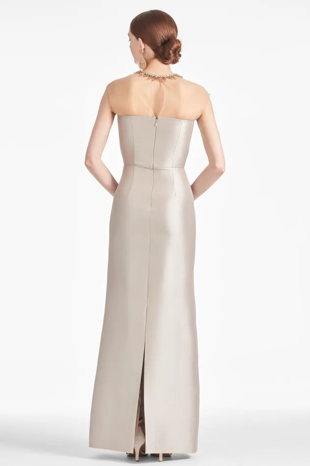 Irina Gown 8211 Frosty Pewter Women Sachin and Babi Formal